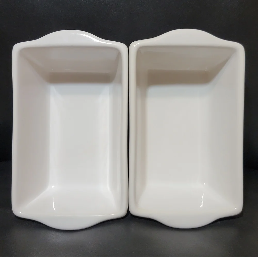 Vintage Garden Ridge Fall Harvest Mini Loaf Pans Set of 2 Autumn Baking Dishes